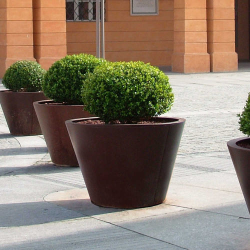 Кадка для садовых растений из нержавеющей стали - PITOCCA - METALCO - из кортеновской стали / из стали, покрытой порошком / из стального листа
