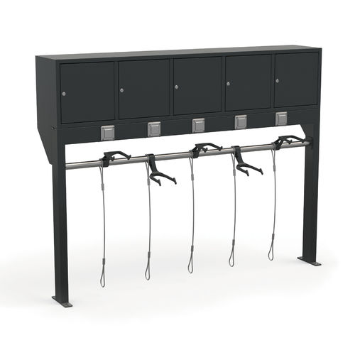 Напольная парковка для велосипедов - BIELLA LOCKERS - METALCO - для общественных мест / для городских зон / из нержавеющей стали