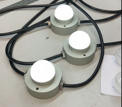 Современный настенный светильник - DOT - LumTeam - для фасада / из анодированного алюминия / круглый