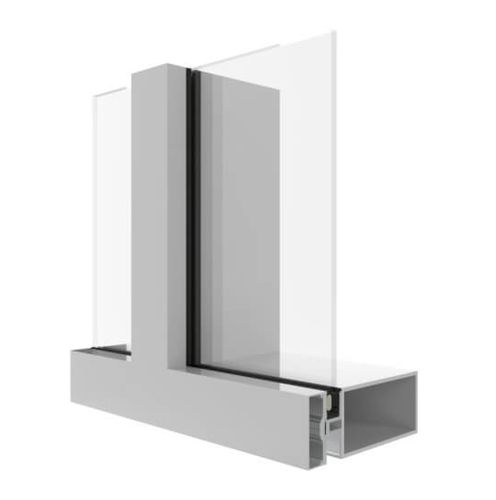 Профиль из алюминия - AGS  - Capral Aluminium - прямоугольный / для несущей конструкции