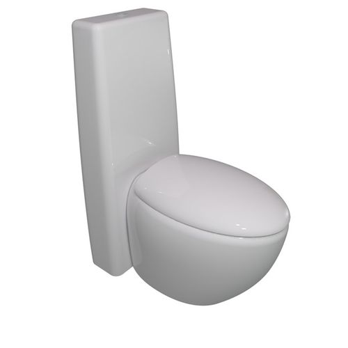 Напольный унитаз - TOWC01-TOCIMBL - GSG Ceramic Design - моноблок / приставной / из керамики
