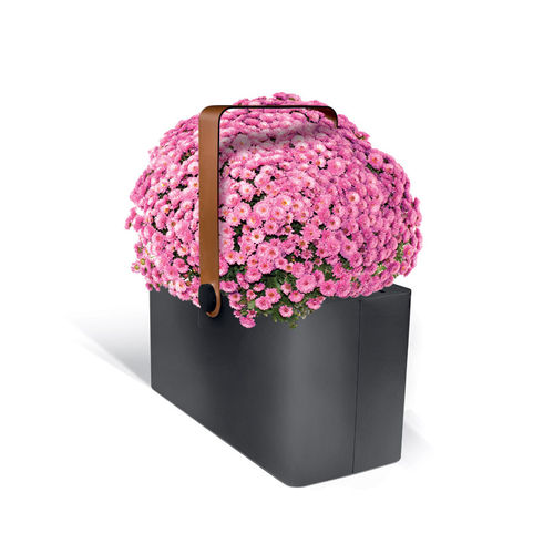 Кадка для садовых растений из кортеновской стали - PLANTER BASKET - LAB23 - из гальванизированной стали / прямоугольная / трубчатая