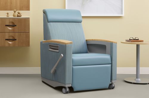 Медицинское кресло из искусственной кожи - Consoul Recliner - Nemschoff - наклонное / с опорой для голеней