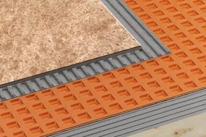 Гидроизоляционная мембрана для напольной поверхности - SCHLUTER®-DITRA-XL - Schluter Systems - в рулонах / из полиэтилена