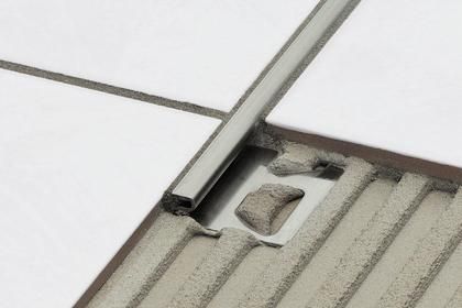 Отделочный профиль из нержавеющей стали - SCHLUTER®-DECO - Schluter Systems - для плиточного пола