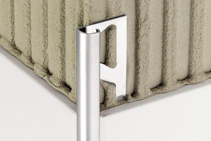 Отделочный профиль из нержавеющей стали - SCHLUTER®-RONDEC - Schluter Systems - для плиточного пола / четвертной вал
