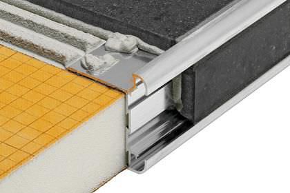 Отделочный профиль из алюминия - SCHLUTER®-RONDEC-CT - Schluter Systems - для плиточного пола / прямой