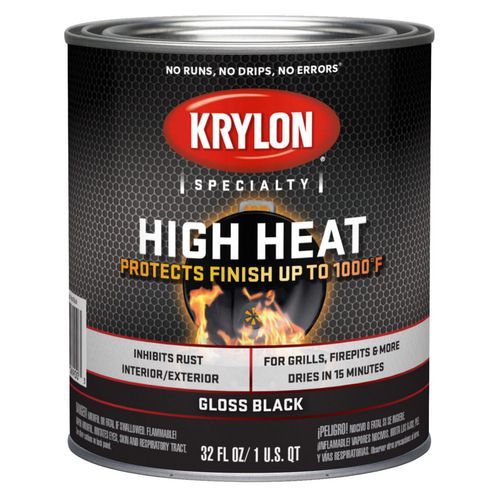 Защитная краска - KRYLON HIGH HEAT MAX BRUSH-ON - Sherwin-Williams - термоизоляционная / для наружного применения / внутренняя