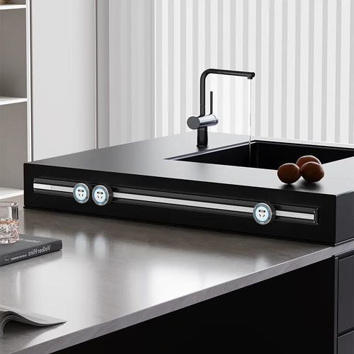 Держатель электрических розеток для офиса - SIMPLE SURFACE POWER TRACK - Eubiq - на рейке