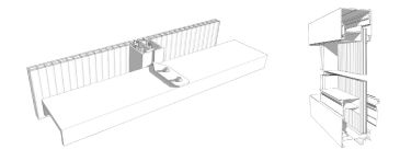 Панель из поликарбоната для навесной панели - PC 2600-10-4-U - Rodeca GmbH