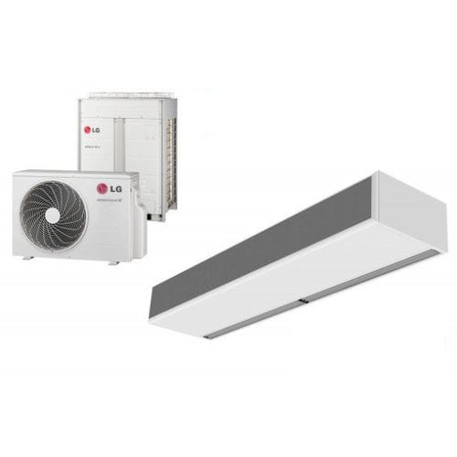 Потолочная воздушная завеса - ECG 1000 DX10-LG - airtecnics - промышленная / для профессионального использования