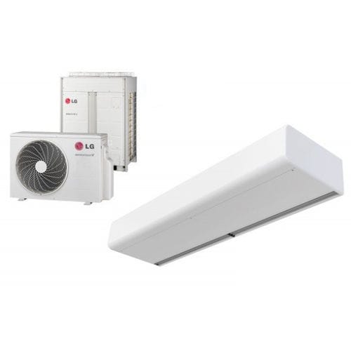 Потолочная воздушная завеса - SMART ECM 1000 DX8-LG	 - airtecnics - промышленная / для профессионального использования / скрытая