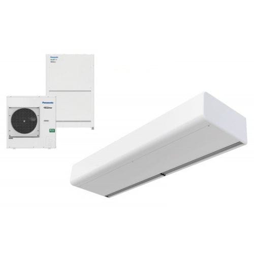 Потолочная воздушная завеса - SMART ECM 1500 DX11-PA	 - airtecnics - промышленная / для профессионального использования / скрытая