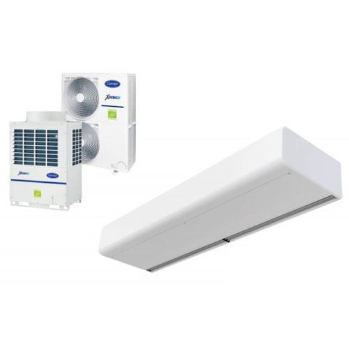 Потолочная воздушная завеса - SMART ECM 1500 VRF12-CA	 - airtecnics - промышленная / для профессионального использования / скрытая