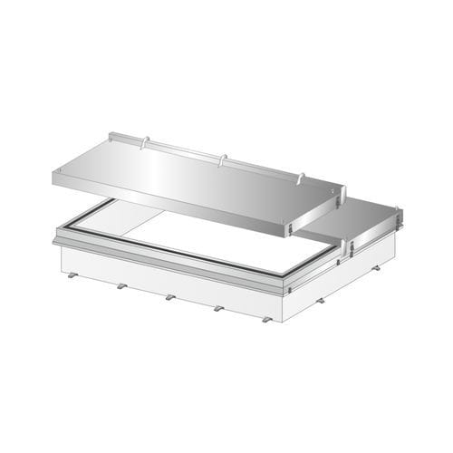 Смотровой люк для крыши - RHT - REMOVABLE - FLAT LIDS - Gorter - прямоугольный / из алюминия / по индивидуальному заказу