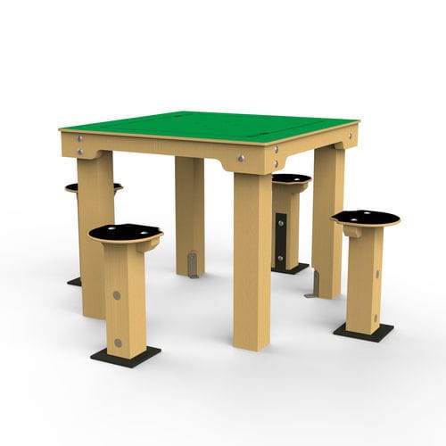 Игровой стол для детей для улицы - 627 939-04 - Rondino - классический / для общественных мест / из дерева