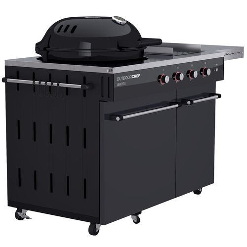 Газовое барбекю - LUGANO 570 G EVO - Outdoor Chef - на роликах / из окрашенного металла / из нержавеющей стали
