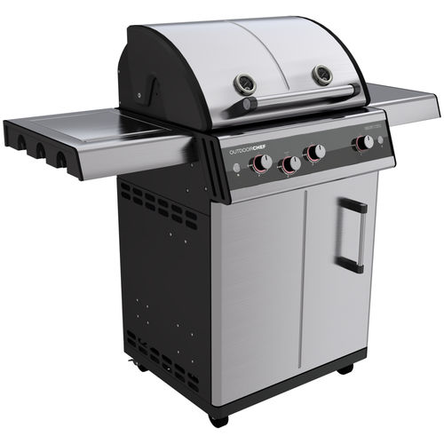 Газовое барбекю - DUALCHEF S 325 G - Outdoor Chef - на роликах / из нержавеющей стали / со встроенным ящиком
