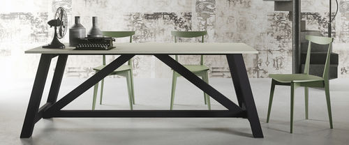 Современный стол - ALMA - ARAN Cucine - из дерева / прямоугольный / FSC-сертифицированный