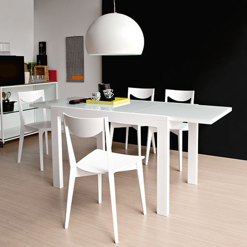 Современный стол - ARTÙ - ARAN Cucine - из лакированной древесины / прямоугольный / с удлинителем