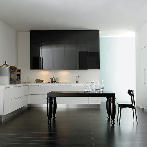 Стилизованный стол - BOTERO - ARAN Cucine - из лакированной древесины / прямоугольный / с удлинителем