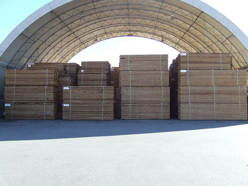 Панельная облицовка фасада - STK - Power Wood Corp. - из дерева / пазованная