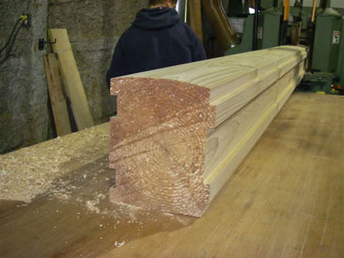 Балка из клееного бруса - LOG CABIN SIDING - Power Wood Corp. - с симметричным сечением