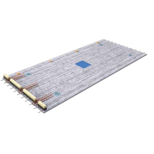 Сборная плита из бетона - THERMOPRÉDALLE® - KP1 - предварительно напряженная / с разрывом термического мостика