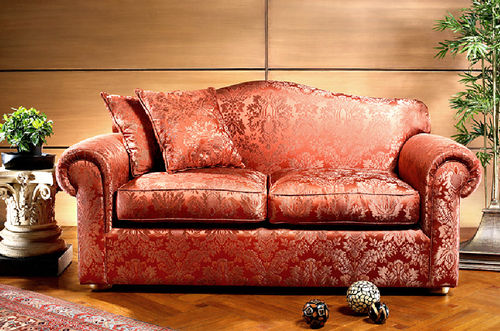 Классический диван - 3147A4 - Al Cazar Fine Woods - в стиле коттедж / из ткани / красный