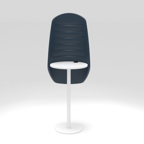 Современный высокий стол для еды стоя - ERMES - ALTEK ITALIA DESIGN - из ламината / из ткани / с основанием из стали