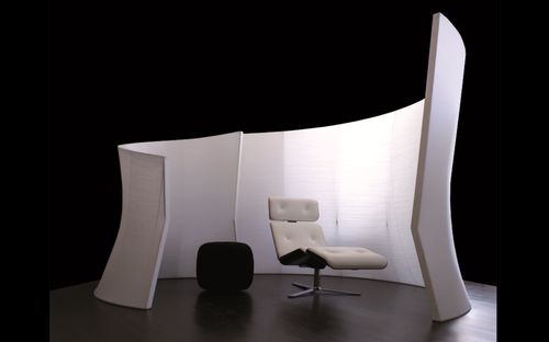 Модульное пространство для концентрации внимания - INCONTRI LIGHT - ALTEK ITALIA DESIGN - из ткани