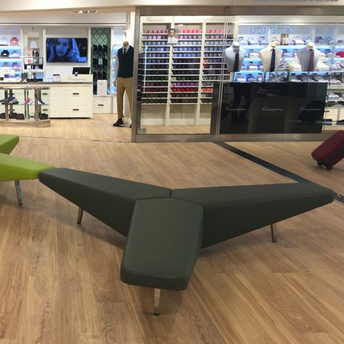 Модульная банкетка - SINAPSI - ALTEK ITALIA DESIGN - современная / из кожи / из искусственной кожи