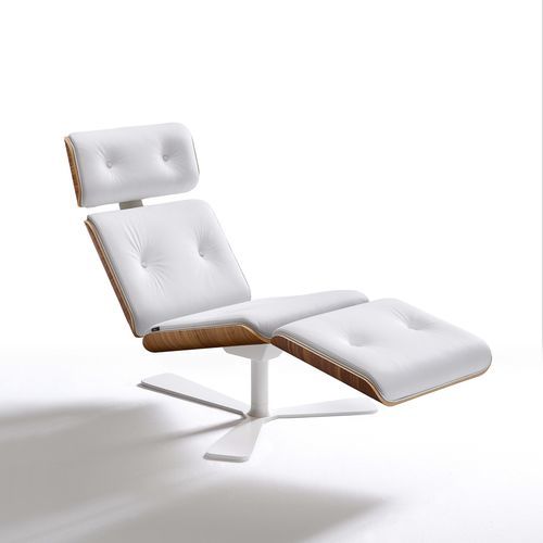Шезлонг уникальный дизайн - ARMADILLO 7 - ALTEK ITALIA DESIGN - из кожи / из хромированной стали / для офиса