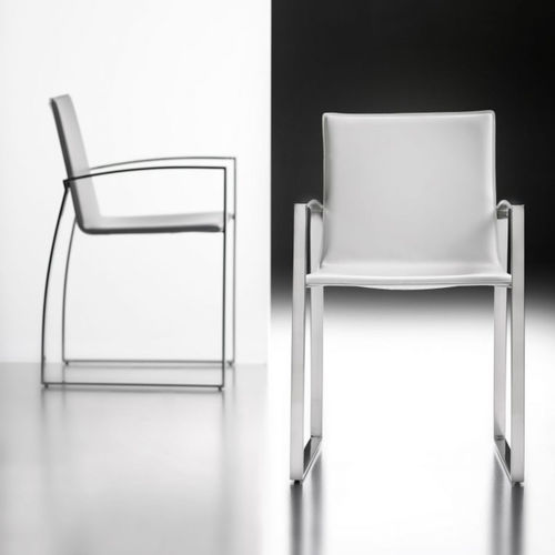 Классический cтул - ANDREA - ALTEK ITALIA DESIGN - для интерьера / из кожи / из экологического меха