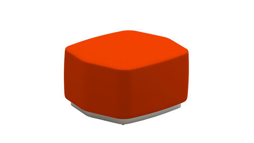 Современная оттоманка - AIRWAVE 01 - ALTEK ITALIA DESIGN - из матового алюминия / из МДФ / из ткани