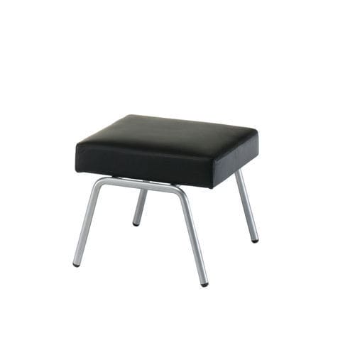 Современный табурет - VERTIGO LV17 - ALTEK ITALIA DESIGN - из кожи / с основанием из стали / штабелируемый
