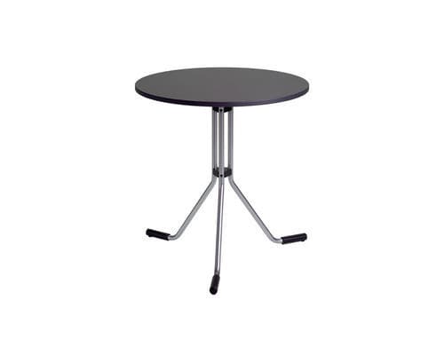 Современный обеденный стол - VERTIGO LV32 - ALTEK ITALIA DESIGN - из МДФ / с основанием из металла / круглый