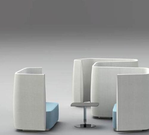 Современный журнальный столик - AIRWAVE 40 - ALTEK ITALIA DESIGN - из ламината высокого давления / с основанием из нержавеющей стали / квадратный