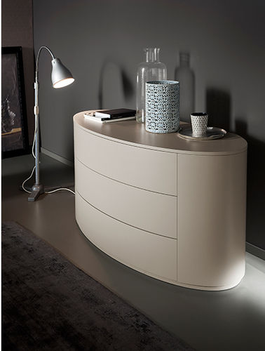 Современный комод - CIRCLE - Rossetto Armobil - из лакированной древесины / не определено / белый