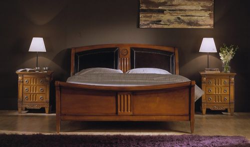Двуспальная кровать - ART. 3500/P - Arte Antiqua di Zen Adriano - стилизованная / из дерева