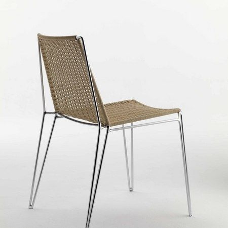 Современный cтул для ресторанов - PENELOPE WEAVE - Casprini Gruppo Industriale - из ткани / штабелируемый