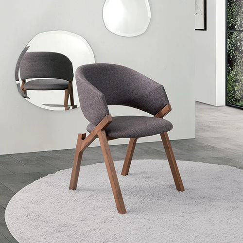 Современный cтул - BYRON - Pacini & Cappellini - для интерьера / из ткани / из кожи