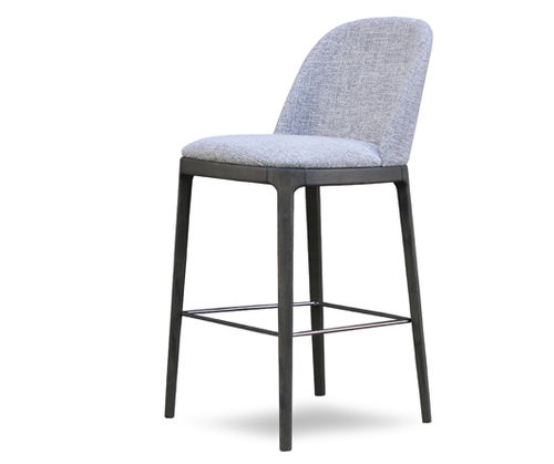 Современный барный стул - GRACE - Pacini & Cappellini - для интерьера / из ткани / с основанием из ясеня