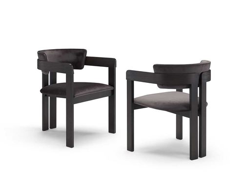 Современный cтул для столовых - INES - Pacini & Cappellini - для интерьера / из ткани / из искусственной кожи