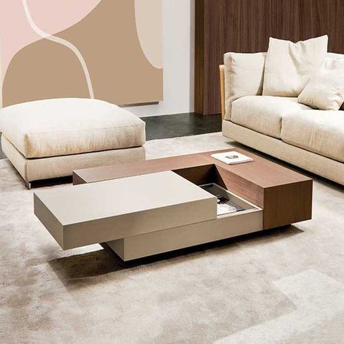 Современный журнальный столик - ATOLLO - Pacini & Cappellini - из ясеня / из фанерованной древесины / из древесного волокна