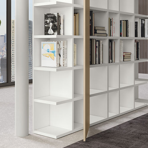 Модульный книжный шкаф - VITALITY LUCE C25 - ColombiniCasa - от пола до потолка / современный / для профессионального использования
