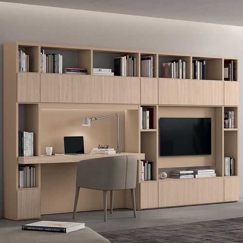 Модульный книжный шкаф - VITALITY LUCE C26 - ColombiniCasa - современный / для профессионального использования / из дерева