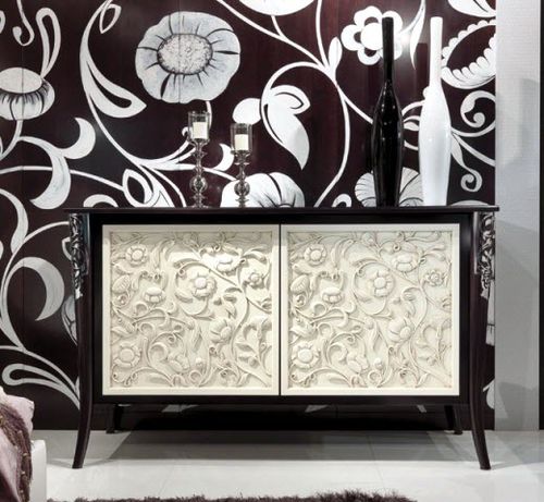 Буфет новое барокко - SARAYA C 601/FG - Elledue srl - из дерева