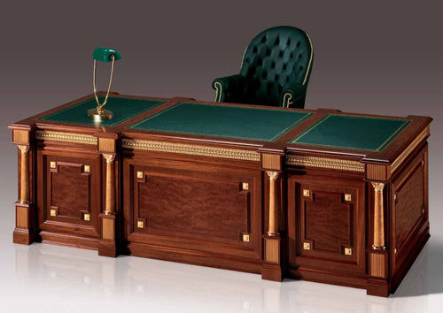 Директорский рабочий стол - TUDOR  - Elledue srl - стилизованный / из дерева / панельные опоры