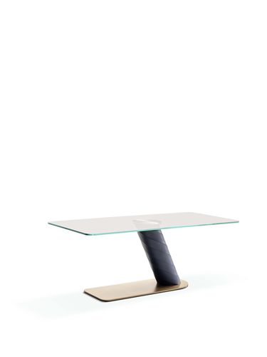 Напольный рабочий стол - ROLLING DESK - fasem - современный / из закаленного стекла / из дымчатого стекла